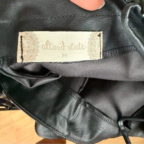 Altar'd State Black Sheath Mini Dress Spaghetti Strap - Picture 4 of 4